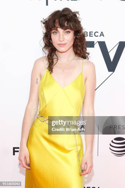 Actress Katerina Tannenbaum attends the New York Red Carpet & World Premiere Screening of STARZ' "Sweetbitter" at Tribeca Film Festival on April 26,...