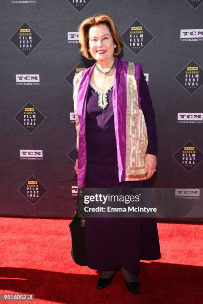 Actor Diane Baker attends The 50th Anniversary World Premiere Restoration of "The Producers" Opening Night Gala and Robert Osborne Award at the 2018...