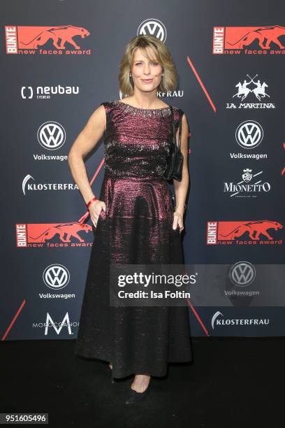 German actress Valerie Niehaus attends the New Faces Award Film at Spindler & Klatt on April 26, 2018 in Berlin, Germany.