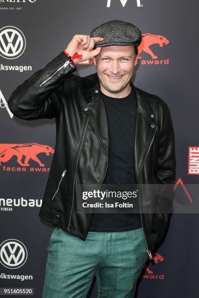 German actor Martin Stange attends the New Faces Award Film at Spindler & Klatt on April 26, 2018 in Berlin, Germany.