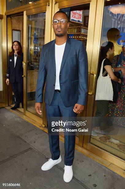 Actor Corey Hawkins attends "The Iceman Cometh" opening night on Broadway on April 26, 2018 in New York City.