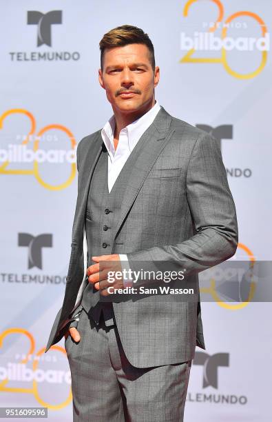 Ricky Martin attends the 2018 Billboard Latin Music Awards at the Mandalay Bay Events Center on April 26, 2018 in Las Vegas, Nevada.