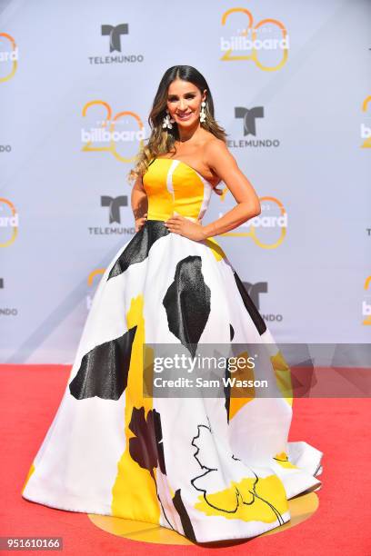 Catherine Siachoque attends the 2018 Billboard Latin Music Awards at the Mandalay Bay Events Center on April 26, 2018 in Las Vegas, Nevada.