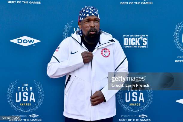 Mr. T attends the Team USA Awards at the Duke Ellington School of the Arts on April 26, 2018 in Washington, DC.