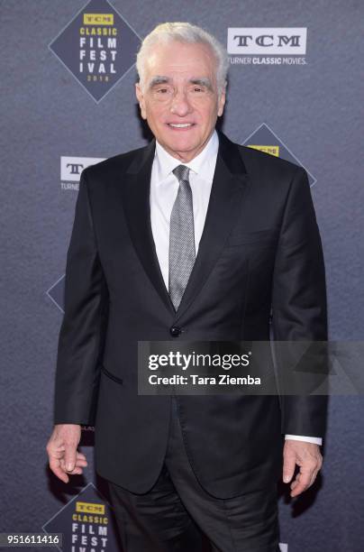 Martin Scorsese attends the 2018 TCM Classic Film Festival Opening Night Gala 50th Anniversary World Premiere Restoration of 'The Producers' at TCL...