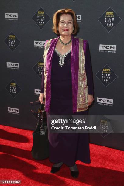 Diane Baker attends the 2018 TCM Classic Film Festival - Opening Night Gala - 50th Anniversary World Premiere Restoration Of "The Producers" at TCL...