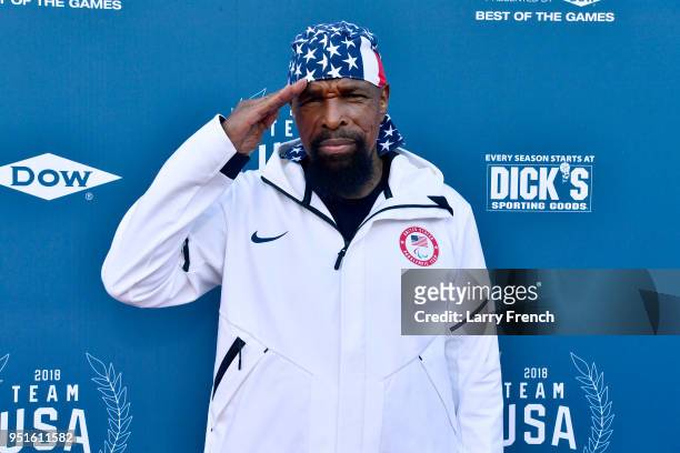 Mr. T attends the Team USA Awards at the Duke Ellington School of the Arts on April 26, 2018 in Washington, DC.