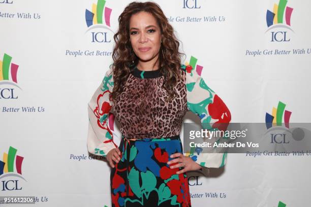 Sunny Hostin attends ICL Builders of the Future Gala on April 26, 2018 in New York City.