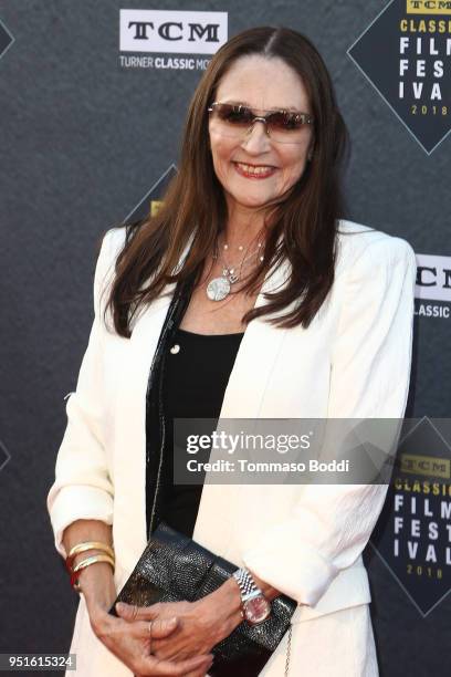 Olivia Hussey attends the 2018 TCM Classic Film Festival - Opening Night Gala - 50th Anniversary World Premiere Restoration Of "The Producers" at TCL...