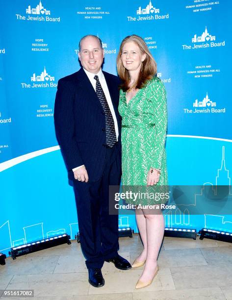 Ilaina Edison and Mark Edison Attend the 2018 Jewish Board's Spring Benefitat The Plaza Hotel on April 26, 2018 in New York City.