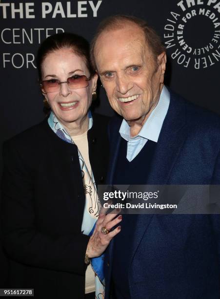 Actor Bob Newhart and wife Ginny Newhart attend An Evening with Bob Newhart: A "Newhart" Celebration presented by The Paley Center for Media and Hulu...