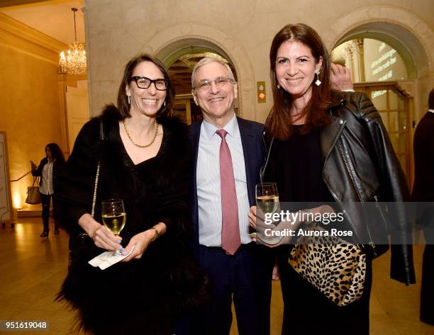 Bethany Diamond, Jamie Stecher and Idina Conway Attend the 2018 Jewish Board's Spring Benefitat at The Plaza Hotel on April 26, 2018 in New York City.