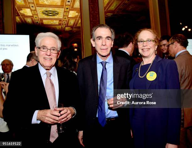 Alan Siskin, John Kastan and Paula Panzer Attend the 2018 Jewish Board's Spring Benefit at The Plaza Hotel on April 26, 2018 in New York City.