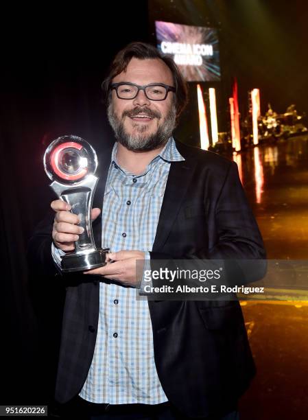 Actor Jack Black, recipient of the CinemaCon Visionary Award, attends the CinemaCon Big Screen Achievement Awards brought to you by the Coca-Cola...