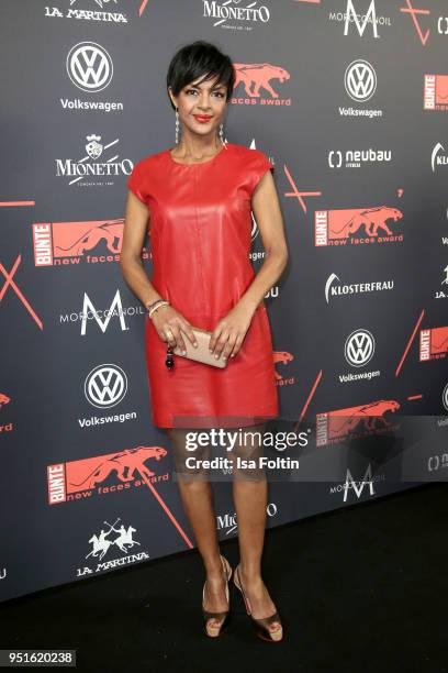 German actress Dennenesch Zoude attends the New Faces Award Film at Spindler & Klatt on April 26, 2018 in Berlin, Germany.