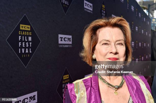 Actress Actor Diane Baker attends The 50th Anniversary World Premiere Restoration of "The Producers" Opening Night Gala and Robert Osborne Award at...