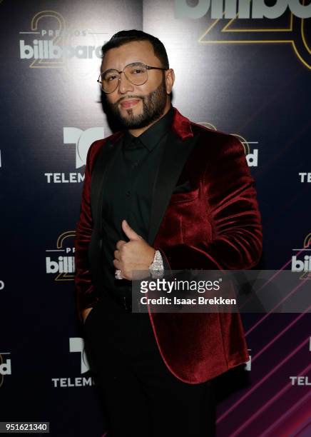 Alex Sensation attends the 2018 Billboard Latin Music Awards at the Mandalay Bay Events Center on April 26, 2018 in Las Vegas, Nevada.