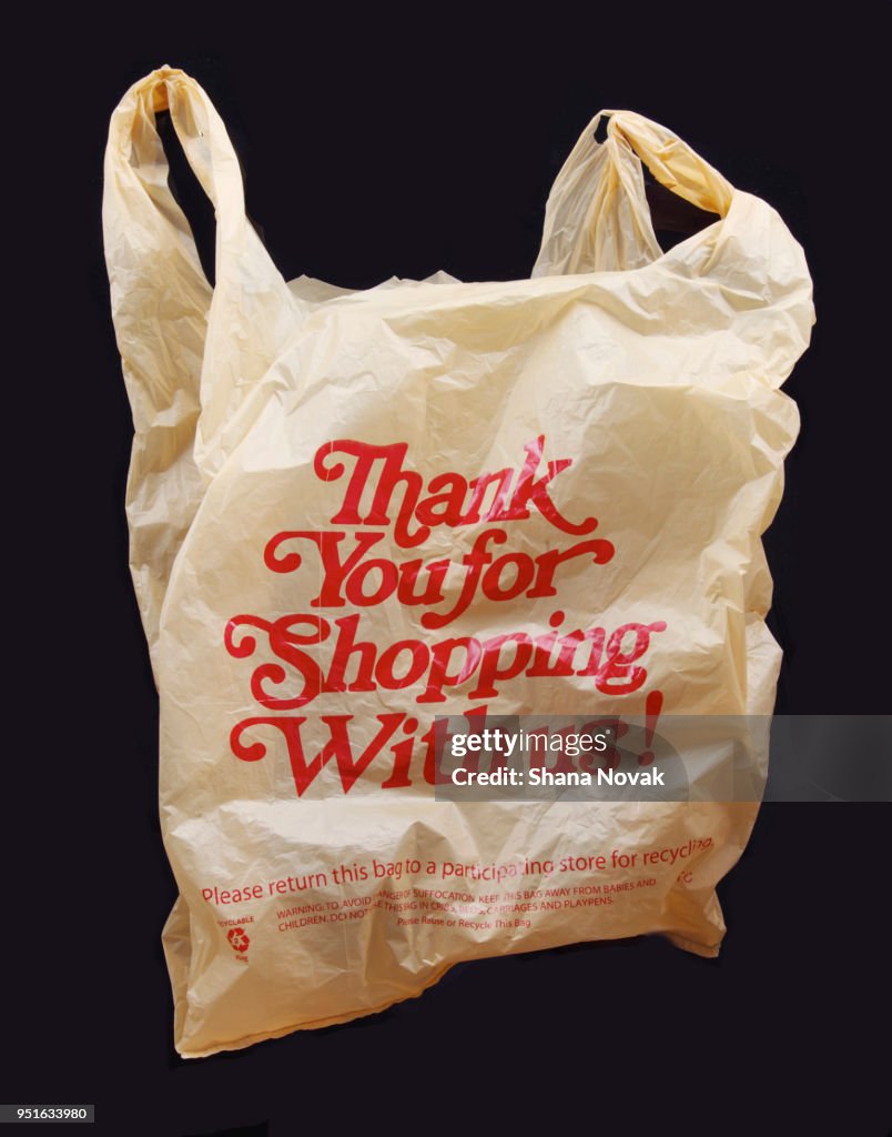 Thank You For Shopping With Us! Plastic Bag