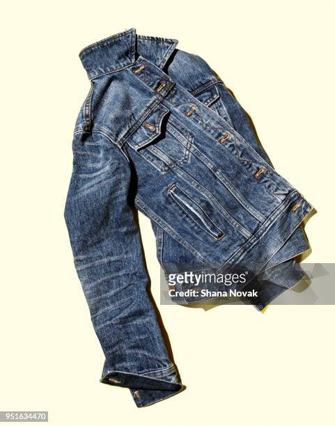 denim jack - jacket stock pictures, royalty-free photos & images