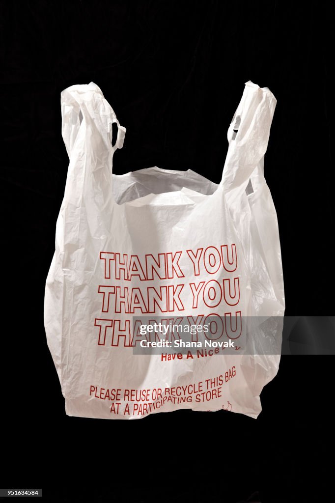 "Thank You" Plastic Shopping Bag