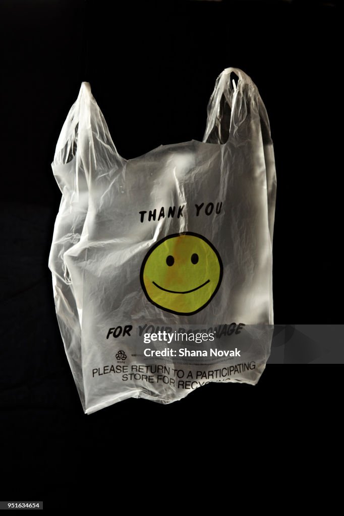 "Thank You For Your Patronage" plastic shopping bag