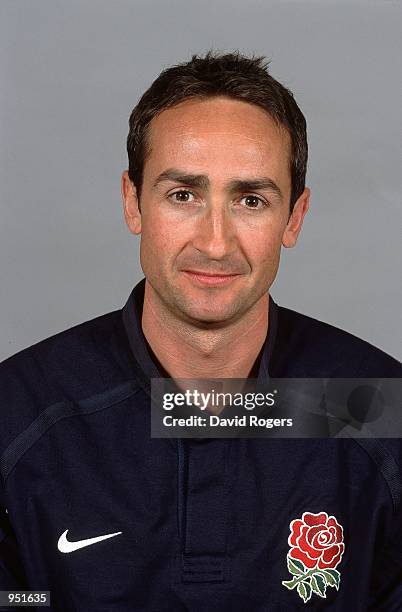 Headshot of England assistant coach Dave Reddin during the England summer tour to USA and Canada photoshoot held at Twickenham, in London. \...