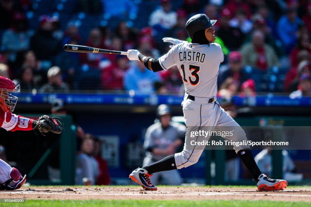 Miami Marlins v Philadelphia Phillies