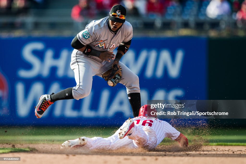 Miami Marlins v Philadelphia Phillies