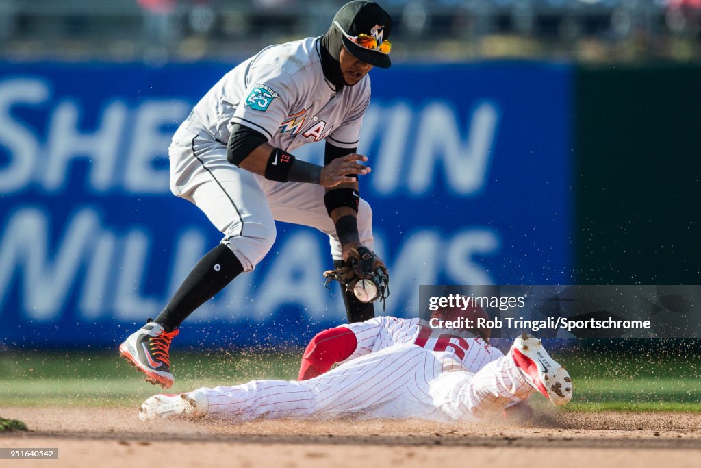 Miami Marlins v Philadelphia Phillies