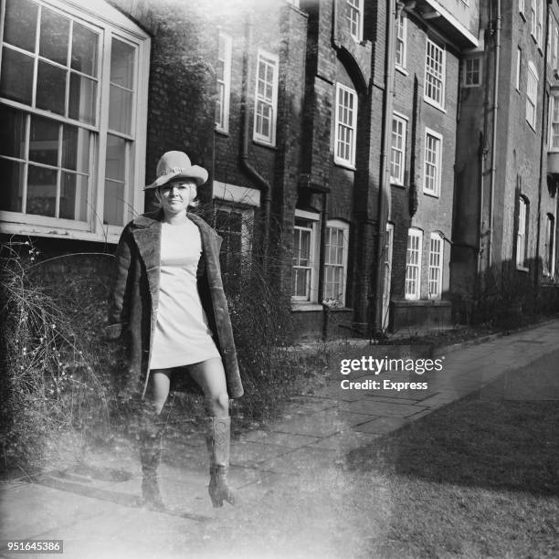 Viv Nicholson , who became famous after winning on the football pools, UK, 4th March 1970.