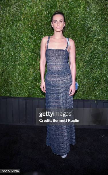 Sophie Auster attends the 13th Annual Chanel Tribeca Film Festival Artist Dinner at Balthazar on April 23, 2018 in New York City.