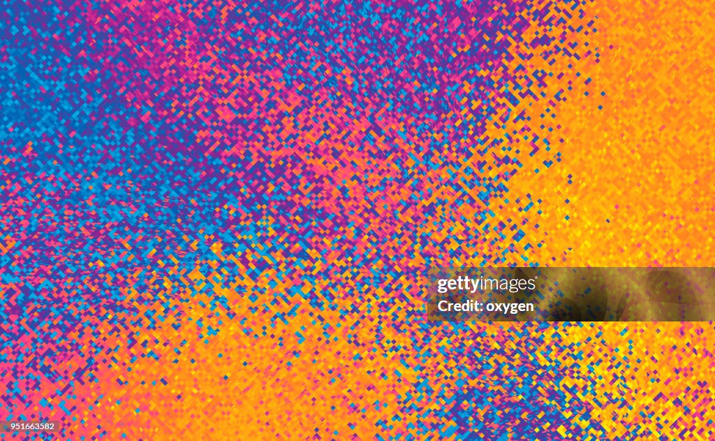 Abstract colorful particle background