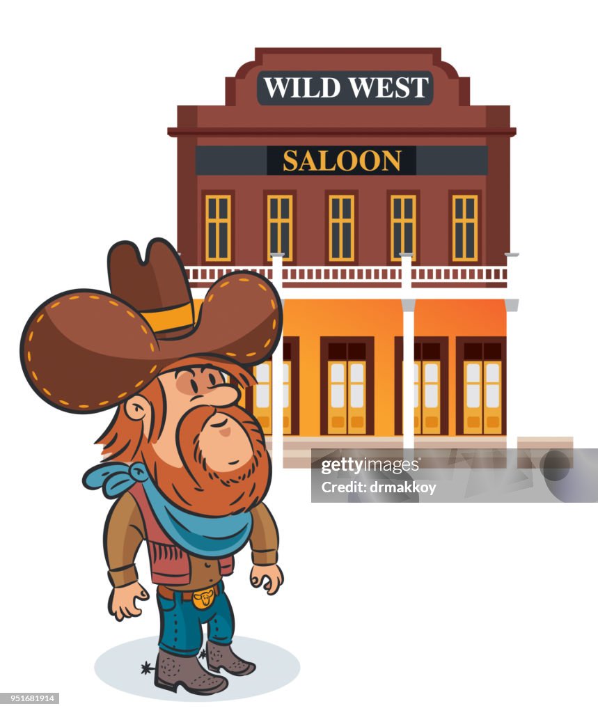 Cowboy and wild west
