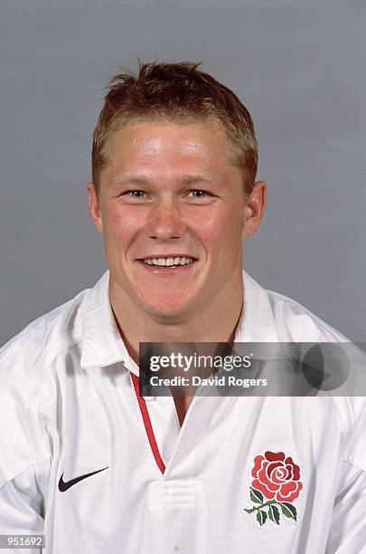 Headshot of Josh Lewsey of England during the England summer tour to USA and Canada photoshoot held at Twickenham, in London. \ Mandatory Credit:...