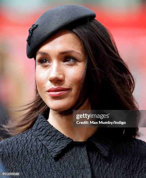 Meghan Markle attends an Anzac Day Service of Commemoration and Thanksgiving at Westminster Abbey on April 25, 2018 in London, England. Anzac Day...