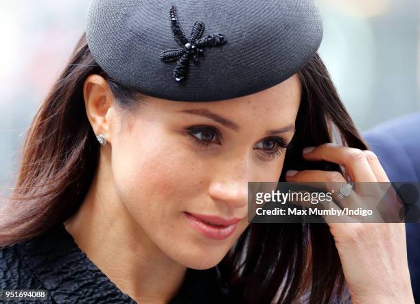 Meghan Markle attends an Anzac Day Service of Commemoration and Thanksgiving at Westminster Abbey on April 25, 2018 in London, England. Anzac Day...