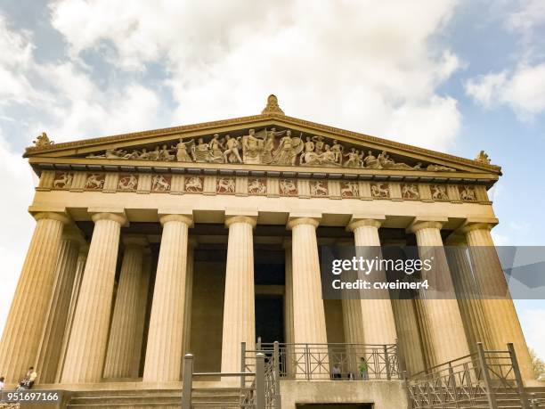 the parthenon - nashville parthenon stock pictures, royalty-free photos & images