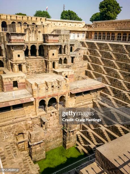 temple of many steps india - escher stairs stock pictures, royalty-free photos & images