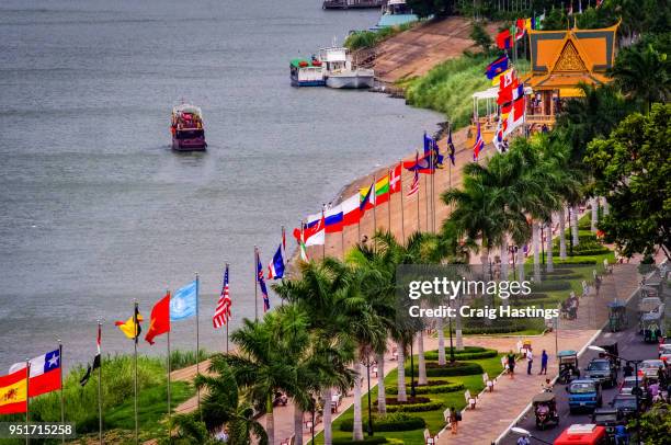 phnom penh city view and streets - east india dock road stock pictures, royalty-free photos & images
