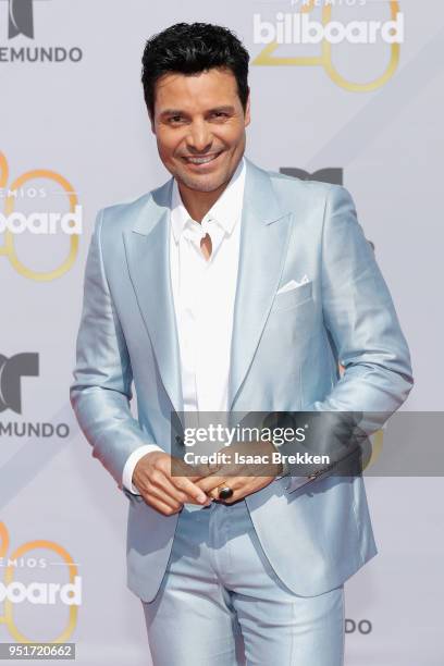 Chayanne attends the 2018 Billboard Latin Music Awards at the Mandalay Bay Events Center on April 26, 2018 in Las Vegas, Nevada.