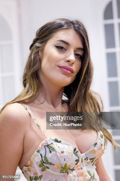 Aida Domenech aka Dulceida presents her new fragrance 'You&amp;Me Mucho Amor' on April 26, 2018 in Madrid, Spain.