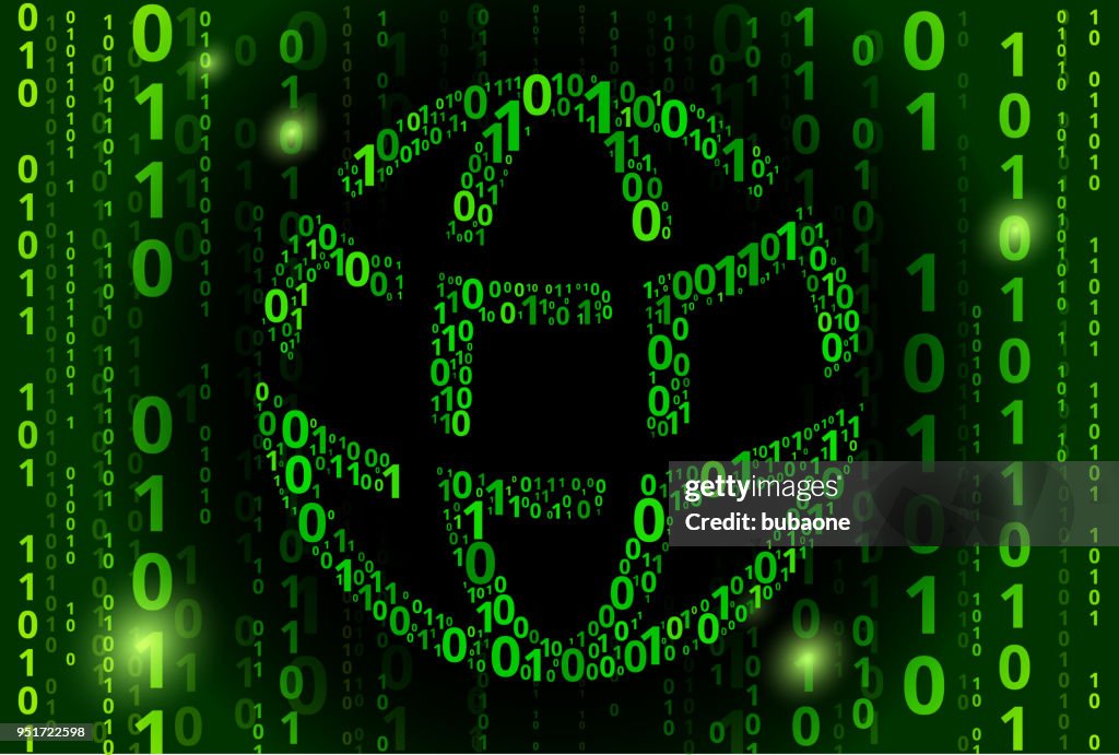Globe Binary Code Vector Pattern Background High-Res Vector Graphic ...