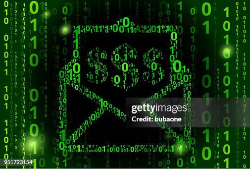 Money Envelope Binary Code Vector Pattern Background Money Envelope Binary Code Vector Pattern Background