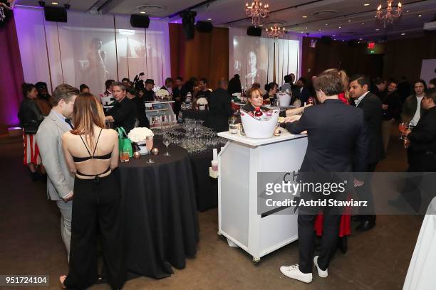 Atmosphere during the 2018 Tribeca Film Festival awards night after party on April 26, 2018 in New York City