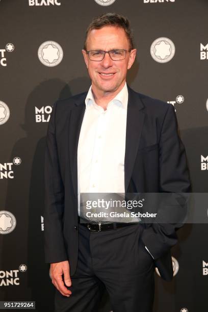 Ralf Rangnick, Sport Director of soccer club RB Leipzig, during the 27th Montblanc de la Culture Arts Patronage Award at Residenz on April 26, 2018...
