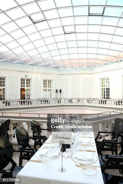 General view during the Montblanc de la Culture Arts Patronage Award at Residenz on April 26, 2018 in Munich, Germany.