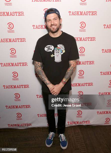 Dillon Francis attends Comedy Central's "Taskmaster" Premiere Party at HYDE Sunset: Kitchen + Cocktails on April 26, 2018 in West Hollywood,...