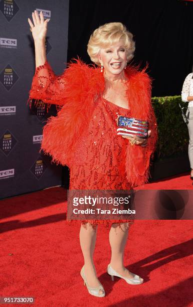 Ruta Lee attends the 2018 TCM Classic Film Festival Opening Night Gala 50th Anniversary World Premiere Restoration of 'The Producers' at TCL Chinese...