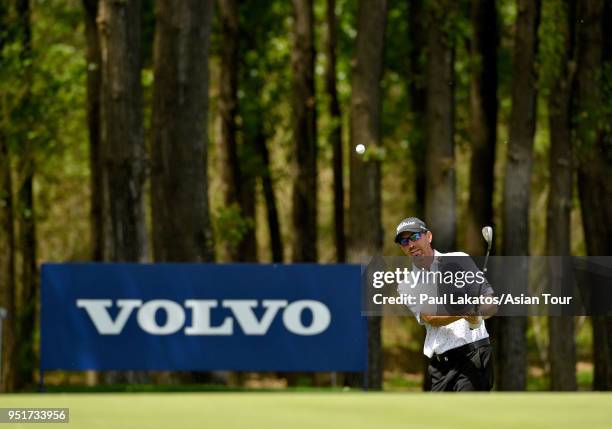 Jason Norris of Australia pictured during round one of the Volvo China Open at the Beijing Topwin Golf and Country Club on April 27, 2018 in Beijing,...