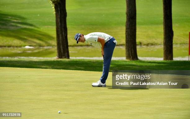 Nacho Elivera of Spain pictured during round one of the Volvo China Open at the Beijing Topwin Golf and Country Club on April 27, 2018 in Beijing,...